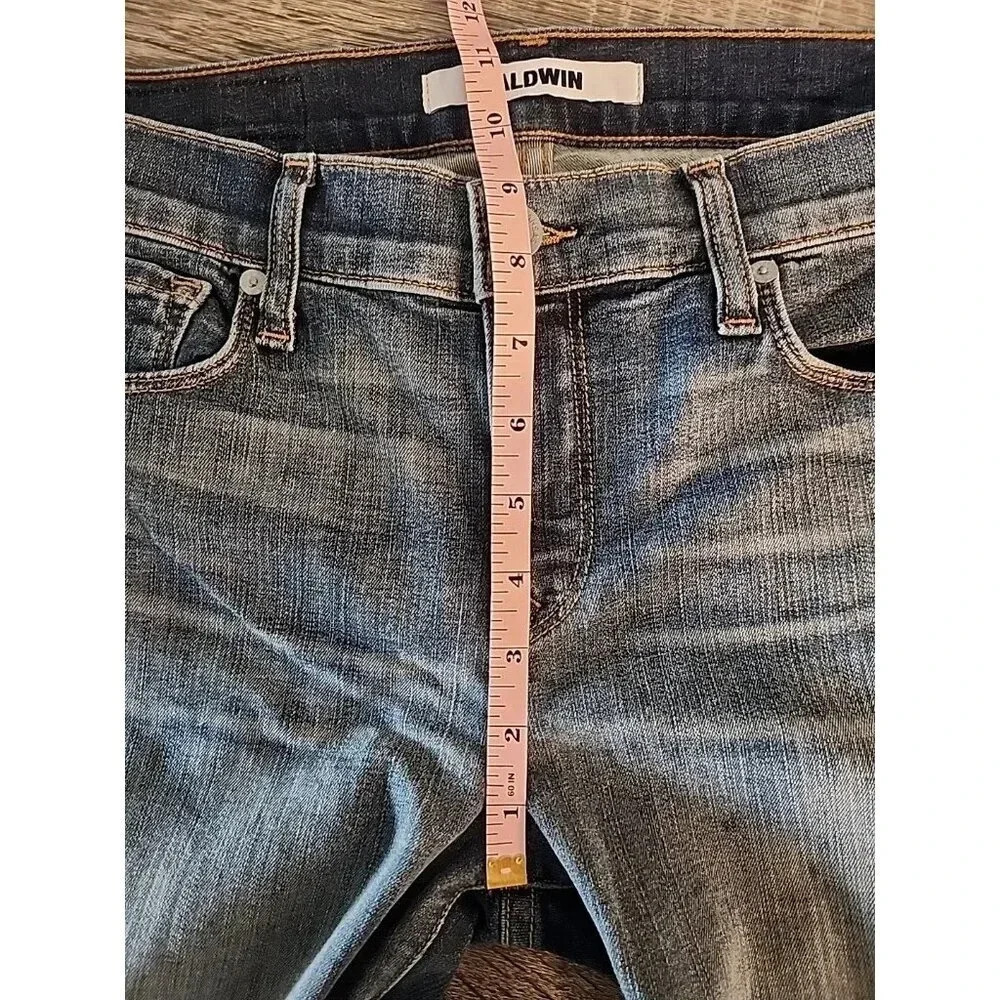 Baldwin The Ten Skinny Jeans Women's 8" Rise Distressed Sz 29 - Picture 8 of 9
